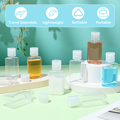 Transparent PET Plastic Refillable Flip Cap Bottle&nbsp;MRMJ-WH0001-63