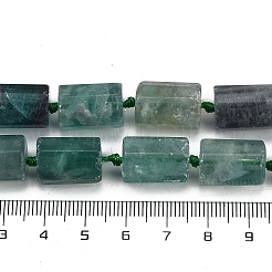 天然石蛍石ビーズ連売り  多面カット  コラム  16x12mm  穴：1.5mm  約21個/連  16.34''（41.5センチメートル）&nbsp;G-G162-D16-02