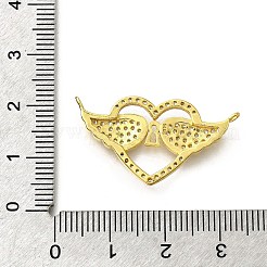 925 Sterling Silver Micro Pave Clear Cubic Zirconia Pendants&nbsp;STER-P067-02G