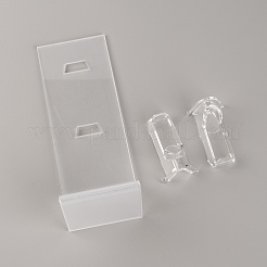 アクリル眼鏡フレームライザーディスプレイスタンド  サングラスラックホルダー  7x6.1x19.5層  透明  [1]cm&nbsp;ODIS-WH0005-96