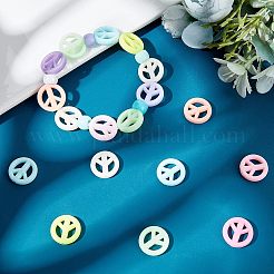 120Pcs Opaque Acrylic Beads&nbsp;SACR-CA0001-12