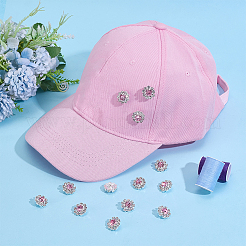 24Pcs 1-Hole Zinc Alloy Buttons&nbsp;FIND-PH0026-98C