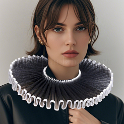 Detachable Lady's Gauze Fake Collar&nbsp;AJEW-WH20042-91A
