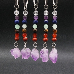 Chakra Gemstone Keychains&nbsp;DJEW-PW0009-046
