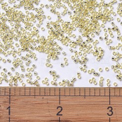 MIYUKIデリカビーズ  シリンダー  日本製シードビーズ  11/0  （db1212)シルバーライニングライトストロー  1.3x1.6mm  穴：0.8mm  約2000PCS /ボトル  10 G /ボトル&nbsp;SEED-JP0008-DB1212