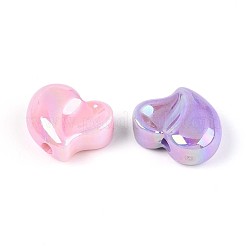 UV Plating Opaque Acrylic Beads&nbsp;OACR-T028-47