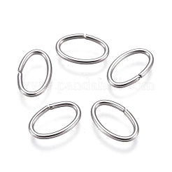 Tarnish Resistant 304 Stainless Steel Open Jump Rings&nbsp;STAS-F250-11P-N