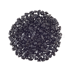 天然なオブシディアンのチップビーズ連売り  5x5mm  穴：1mm  約31.5インチ  2連売り/ボックス&nbsp;G-CJ0001-08