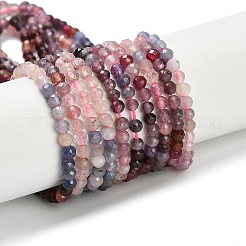Natural Tanzanite & Colorful Spinel Beads Strands&nbsp;G-Z106-A04-3mm