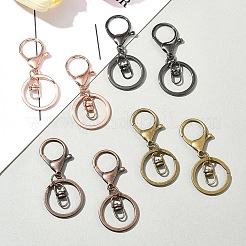 8Pcs 4 Colors Iron Alloy Lobster Claw Clasp Keychain&nbsp;KEYC-FS0001-06A