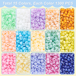 15 Colors Glass Seed Beads&nbsp;SEED-PH0012-08