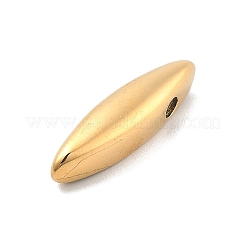 イオンプレーティング（IP）304ステンレスペンダント  馬の目の形  14KGP本金メッキ  21.5x5.5x5mm  穴：2mm&nbsp;STAS-P379-23G
