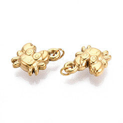 304 Stainless Steel Charms&nbsp;STAS-N115-04G