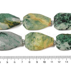 Natural Green Moonstone Beads Strands&nbsp;G-P548-B07-01