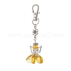 Angel Glass Pendant Decorations&nbsp;HJEW-MZ00261-06