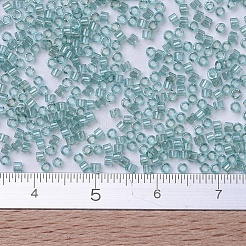 MIYUKIデリカビーズ  シリンダー  日本製シードビーズ  11/0  （db0112)透明な海の泡の光沢  1.3x1.6mm  穴：0.8mm  約10000個/袋  50 G /袋&nbsp;SEED-X0054-DB0112