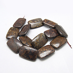 Natural Bronzite Beads Strands&nbsp;G-G229-20x30mm-09
