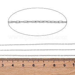 304 Stainless Steel Paperclip Chains&nbsp;CHS-M009-07P-01