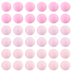 3色の丸型シリコンフォーカルビーズ45個  ピンク  15mm  穴：2mm  15個/カラー&nbsp;SIL-TAD0001-01E