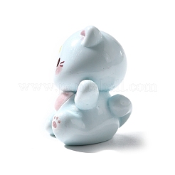 Opaque Cute Little Cat Resin Ornament&nbsp;RESI-S015-02A