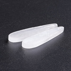 天然亜セレン酸ペンダント  ジュエリー作りのための  ティアドロップ  45~45.5x12~12.5x4~4.5mm  穴：1mm&nbsp;G-G827-03I