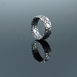 Retro 304 Stainless Steel Finger Rings for Unisex&nbsp;WGBFD20-01
