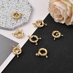 Rack Plating Brass Spring Ring Clasps&nbsp;KK-D399-A-G-NF