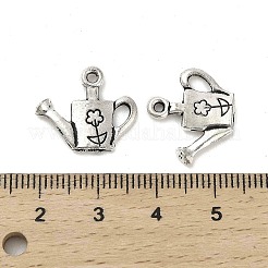合金のチベット風チャーム  カドミウムフリー＆鉛フリー  じょうろのチャーム  アンティークシルバー  15x18x2mm  穴：1.5mm  約1000個/1000g&nbsp;FIND-M047-29AS
