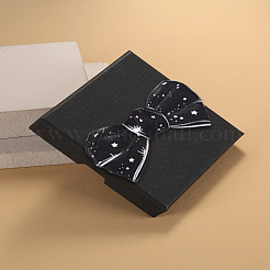 10ヤード シルバースタンプスターオーガンジーリボン  服飾材料  ギフト包装  ブラック  1インチ（25mm）&nbsp;SRIB-LP0001-09C