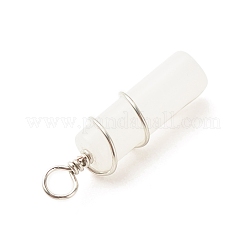 Natural White Jade Pendants&nbsp;PALLOY-JF01575-11