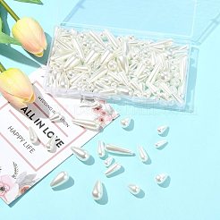 172Pcs 9 Styles ABS Plastic Imitation Shell Pearl Beads&nbsp;KY-FS0001-40