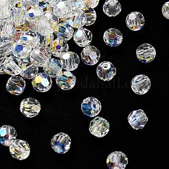 プレシオサ®クリスタルビーズ  チェコクリスタル  451 19 602 ラウンド  00030 200 クリスタル アブ  4mm  穴：1mm&nbsp;X-PRC-BB4-00030-200