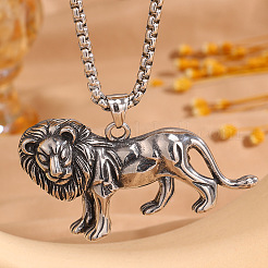 Vintage 304 Stainless Steel Pendant Necklaces for Men&nbsp;WGC33B8-01
