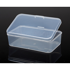 プラスチックビーズ収納ケース  直方体の  透明  11.8x7.2x3.5cm&nbsp;LS-CON-WH0014-01