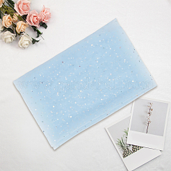 1M Sequins Polyester Organza Fabrics&nbsp;DIY-CY0003-41C