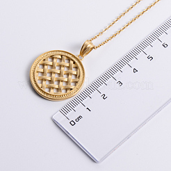 Vintage Punk Bohemian Stainless Steel Chinese Knot Pendant Necklaces for Women Men&nbsp;VU1484