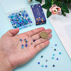 300pcs 6 Styles Electroplate Glass Beads Sets&nbsp;GLAA-SC0002-68C