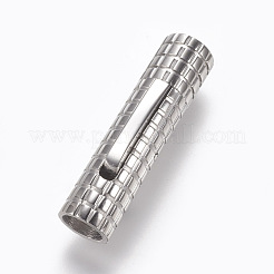 変色しにくい304ステンレススチール製バヨネット留め具  ステンレス鋼色  28.5x7mm  穴：5mm&nbsp;STAS-O114-043B-P