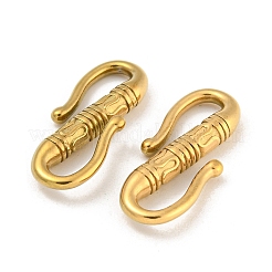 Ion Plating(IP) 304 Stainless Steel S-Hook Clasps&nbsp;STAS-N103-113G