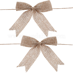 Christmas Polyester Bowknot for Gift Box Decoration&nbsp;AJEW-WH20033-136A