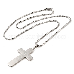 Non-Tarnish 201 Stainless Steel Pendant Necklaces&nbsp;NJEW-H015-08P