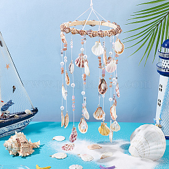 30Pcs Natural Shell Pendants&nbsp;PALLOY-PH01840