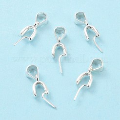 925スターリングシルバーアイスピック・ピン・ベイル  ティアドロップ  銀  9x5x3mm  穴：5x3mm  内径：3mm  ピン：0.5mm&nbsp;STER-Z001-122S-03