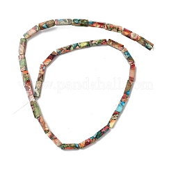 Dyed Synthetic Imperial Jasper Beads Strands&nbsp;G-H087-G01-01-1