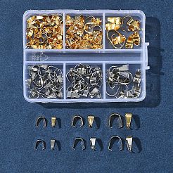 201ステンレススチールスナップオンベイル  ペンダントベイル  ミックスカラー  6.5~10x4~9x3~5mm&nbsp;STAS-FS0001-68