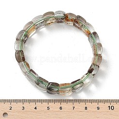 Natural Lodolite Quartz Bead Stretch Bracelets for Women Men&nbsp;BJEW-C097-01