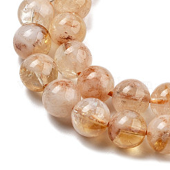 Heated Natural Citrine Beads Strands&nbsp;G-NH0010-04