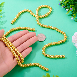 150Pcs 2 Strands Electroplate Glass Beads Strands&nbsp;EGLA-TA0013-57A