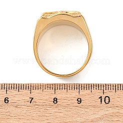 304 Stainless Steel Wide Band Finger Rings&nbsp;RJEW-F201-04G