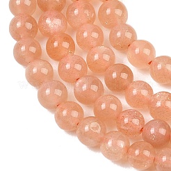 Natural Sunstone Beads Strands&nbsp;G-G342-A01-4.5mm